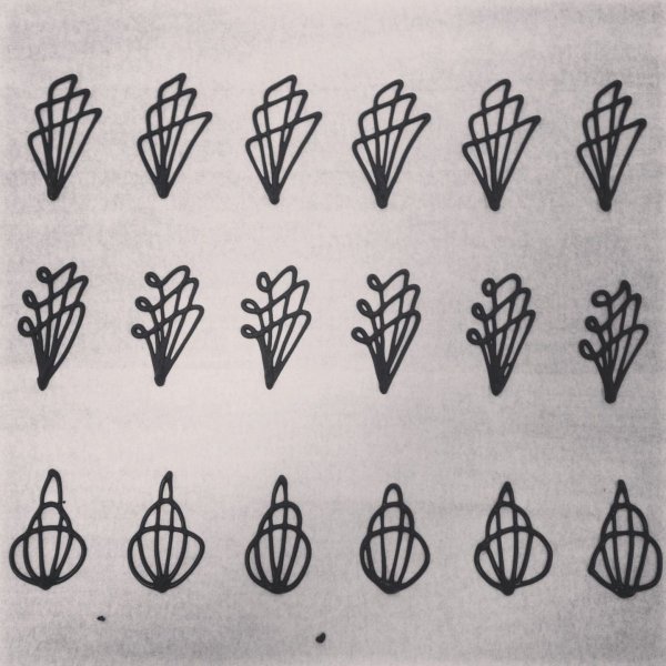 Трафареты для шоколадных украшений