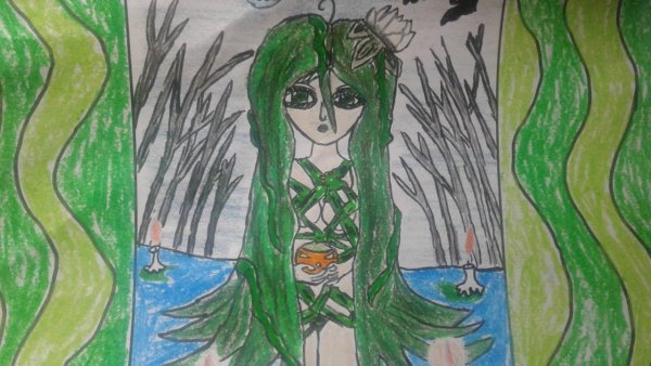 Кикимора рисунок