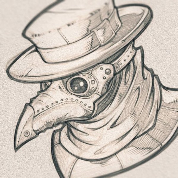 Чумной доктор inktober