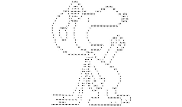 Рисование символами на клавиатуре