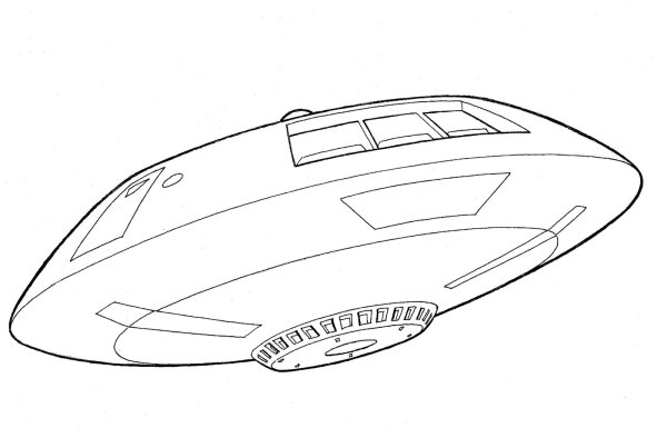 Раскраска летающая машина