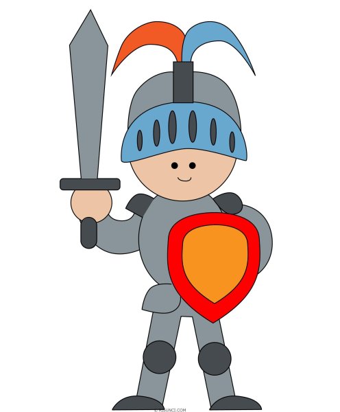 Нарисовать рыцаря