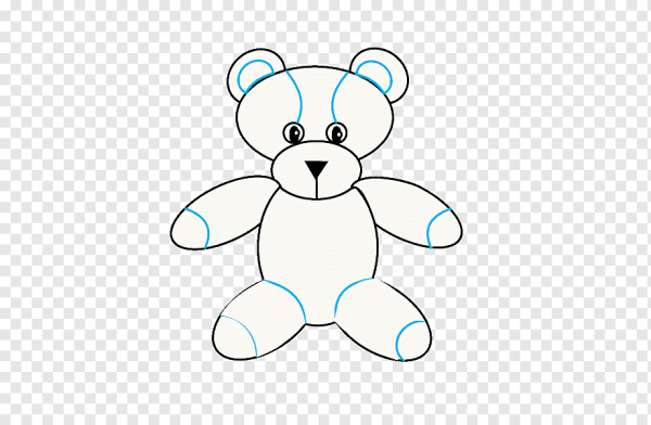 Мишка Тедди рисунок