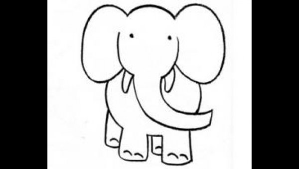 Слон игрушка раскраска