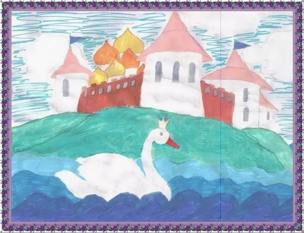 Сказка о царе Салтане раскраска