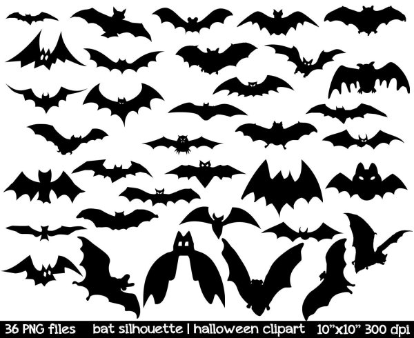 Летучая мышь силуэт тату