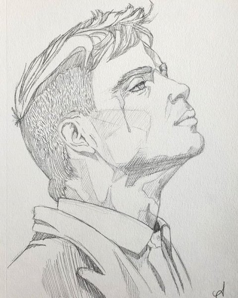 Киллиан Мерфи рисунок