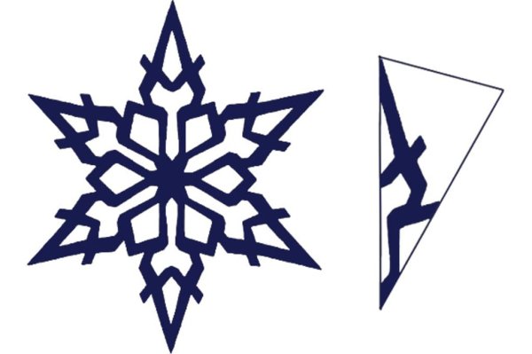 Новогодние раскраски снежинки