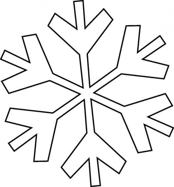 Простые схемы снежинок из бумаги для вырезания