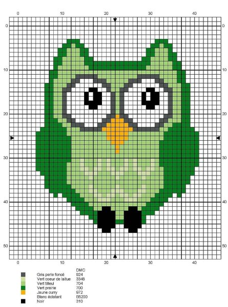 Схема для вышивания крестиком сердечко