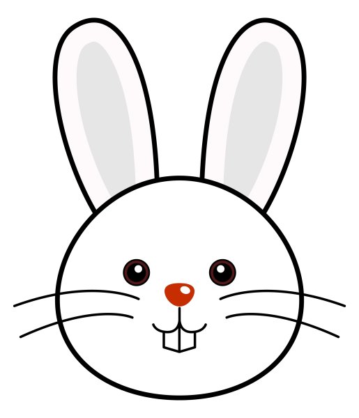 Мордочка зайчика