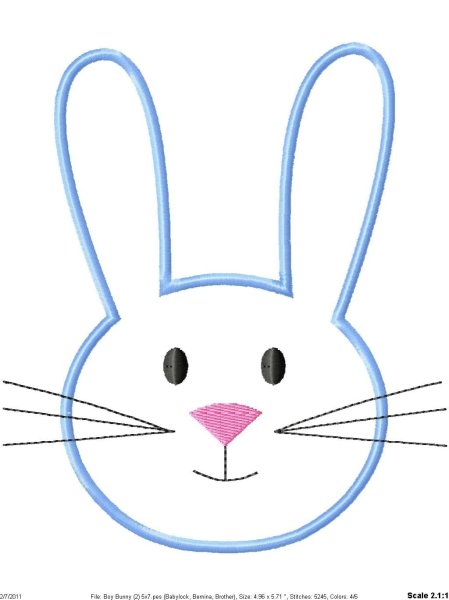 Рисование морды кролика поэтапно для детей