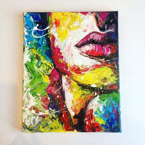 Мини пейзажи акрилом