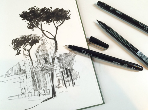 Парусник тату эскиз