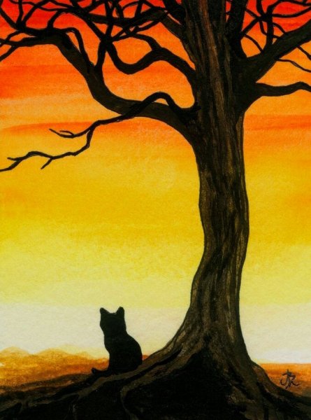 Пейзажи для срисовки