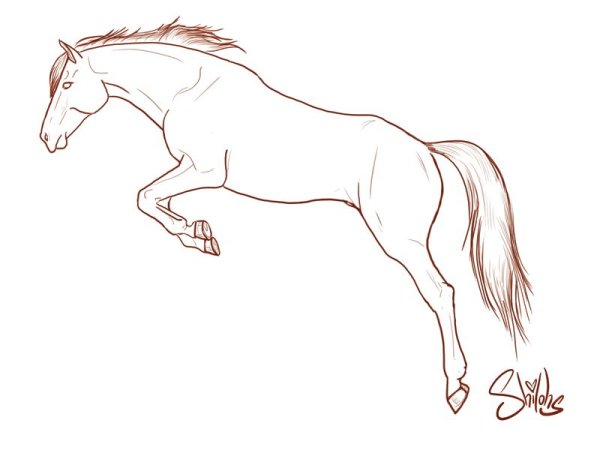 Лошадь рисунок