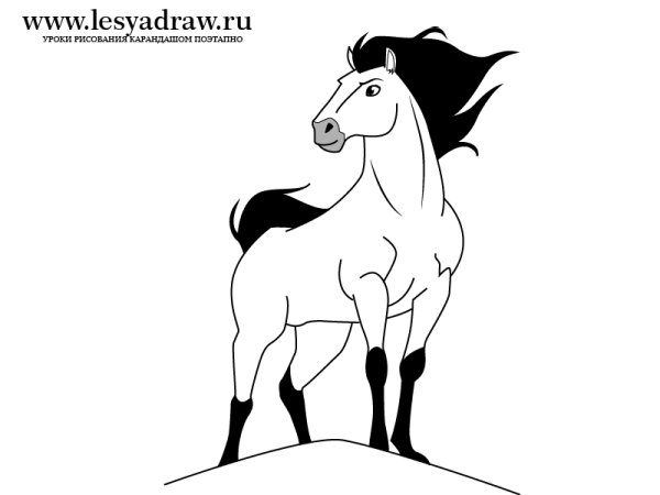 Как нарисовать Спирита