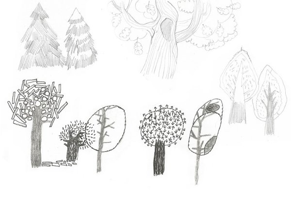 Рисование деревьев Графика