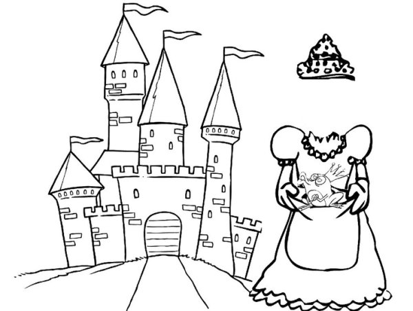 Раскраска дом с привидениями