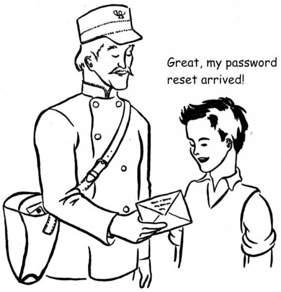 Схематичное изображение конверта