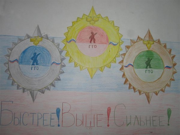 Конкурс рисунков... Я рисую ГТО.