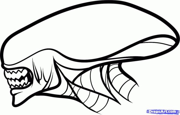 Чужой рисунок легкий