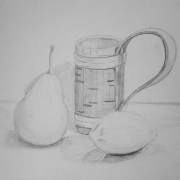 Натюрморт карандашом