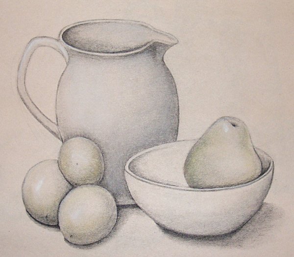 Графический натюрморт лёгкий