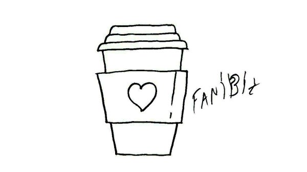 Стаканчики с кофе раскраска для детей