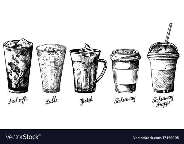 Кофе Старбакс для срисовки