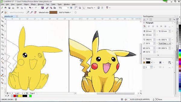 Coreldraw простые рисунки