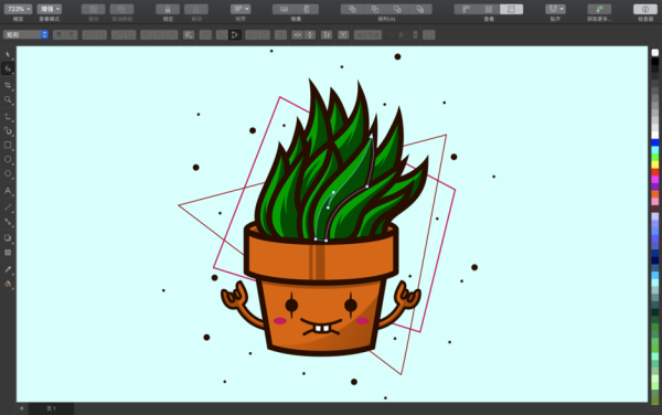 Иллюстрация в кореле простая
