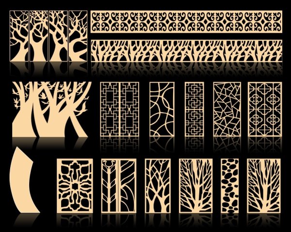 Кровать DXF 2d CNC