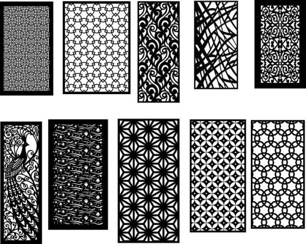 Узоры для плазменной резки металла DXF