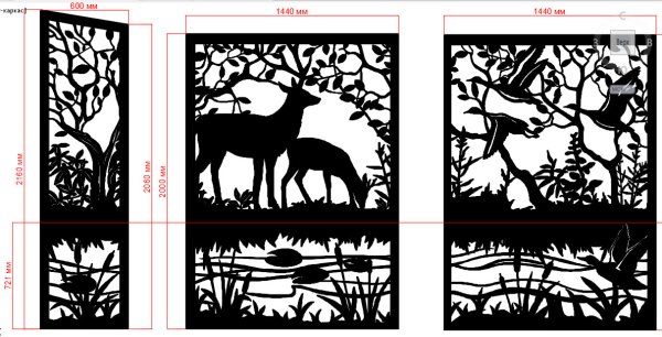 Эскизы для лазерной резки