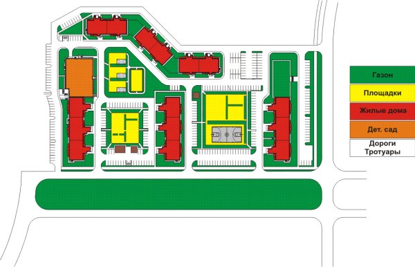 Генеральный план. М 1:1000