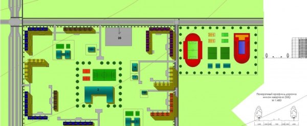 План микрорайона