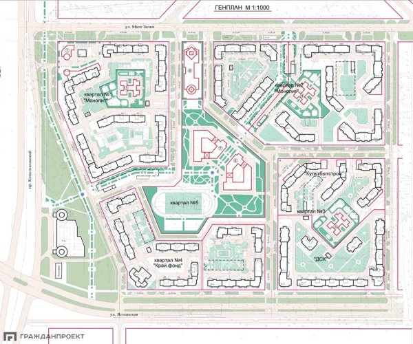 Проект жилого района