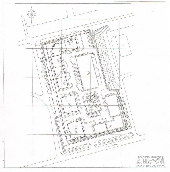 План города сверху