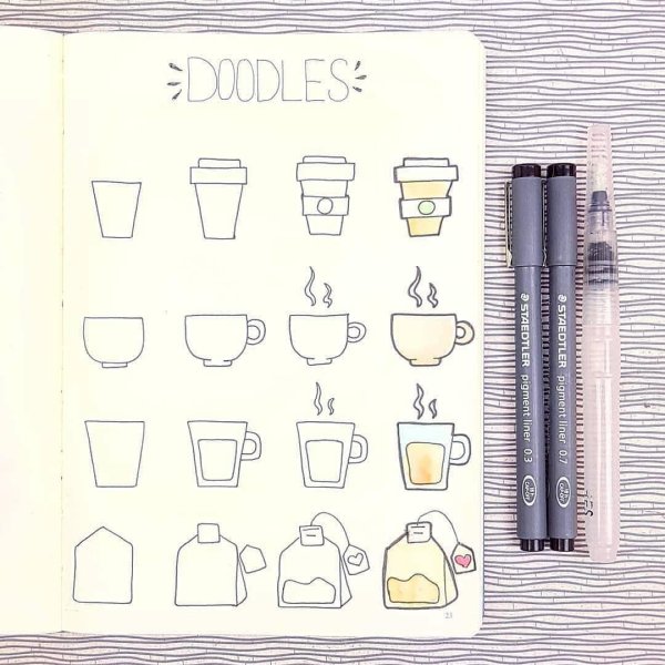 Bullet Journal дудлы
