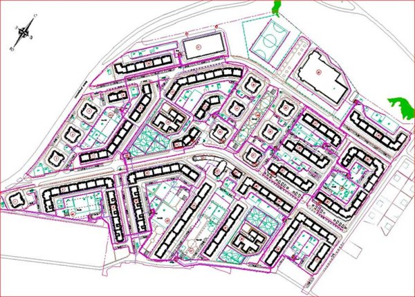 Эскиз микрорайона