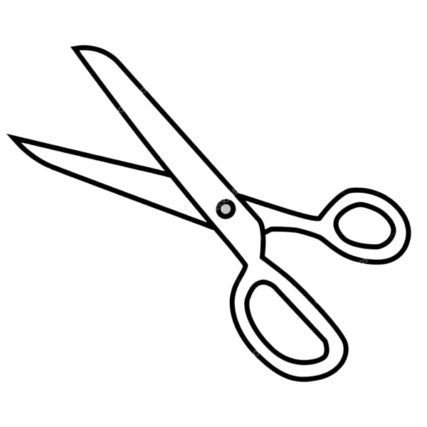 Ножницы карандашом