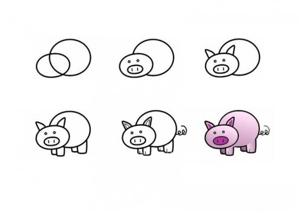 Поэтапное рисование для самых маленьких