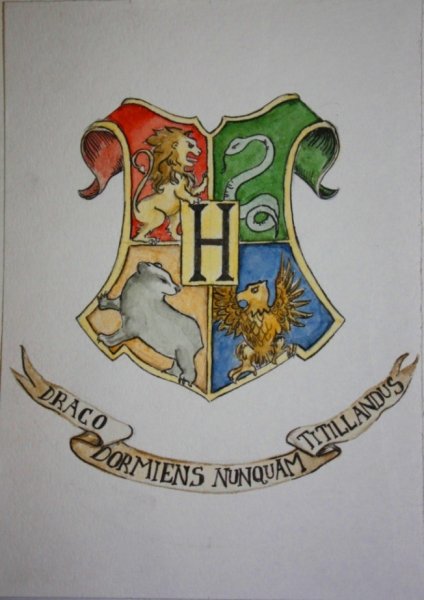 Гарри Поттер рисунок трафарет