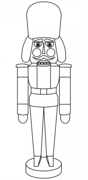 Рисунок к балету Щелкунчик