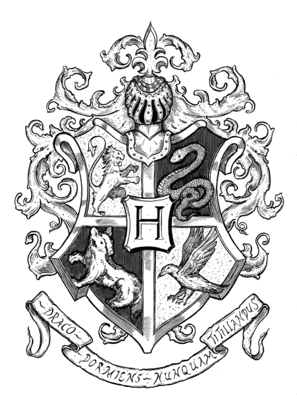 Гарри Поттер знак Хогвартса