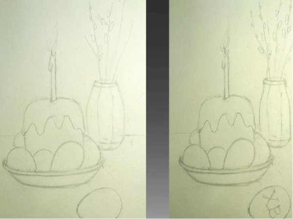 Пасхальный натюрморт 2 класс