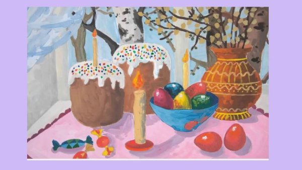 Рисунок на Пасху