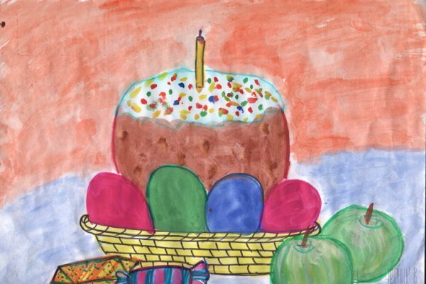 Рисование на тему Пасха