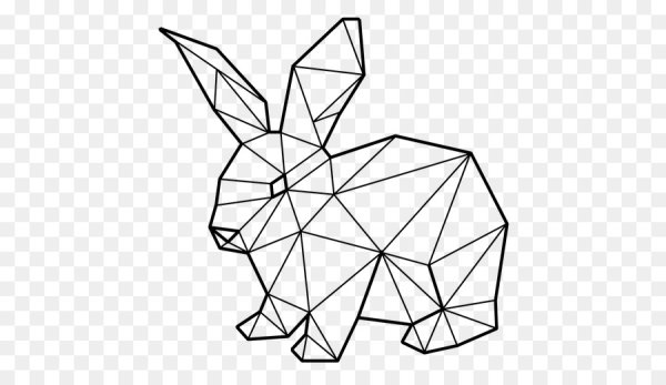 Животные геометрическими фигурами